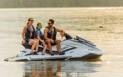 The Gibson family takes to the water